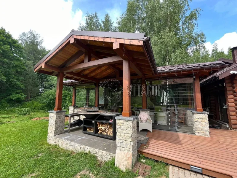 Премиальный барбекю-комплекс из дагестанского камня, фото 4