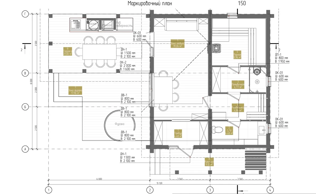 Баня Истра Кедр 13.12×8, фото 7