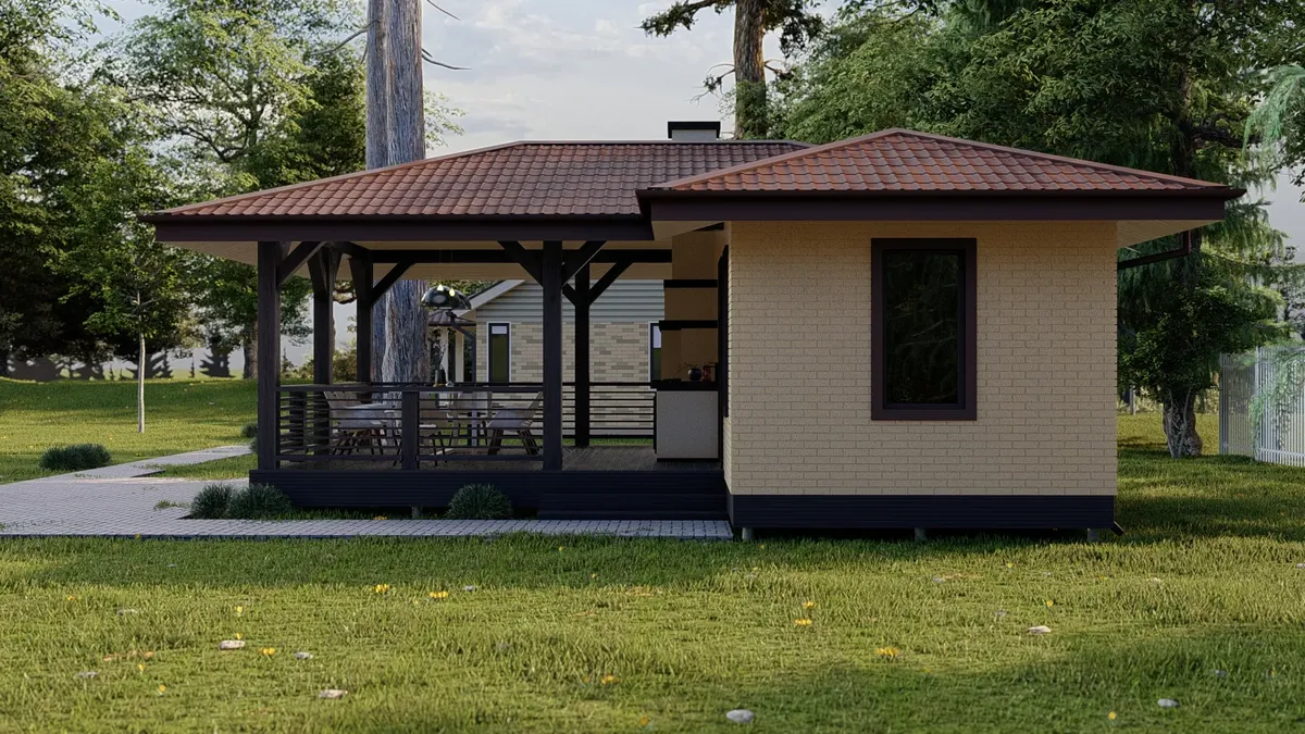Беседка Певчее 7×8,3, фото 3